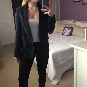 Zara blazer with strips and patch on elbows